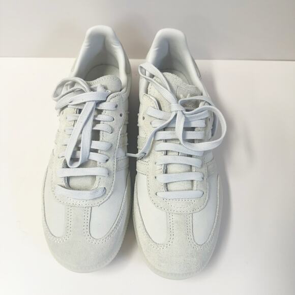 Adidas‎ Samba OG sneaker in "Dash Grey" Mens Size 9 White Gum Sole UK Size 7.5 - Picture 2 of 12